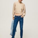 נשים 4N8XB39 Pepe Jeans דֵנִים לולה midrise ג'ינס סקיני בכושר