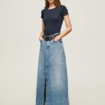 נשים 4N8XB417 Pepe Jeans dulwich חולצת כותנה עם לוגו