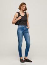 נשים 4N8XB41 Pepe Jeans דֵנִים ג'ינס סקיני בכושר דיון גבוה