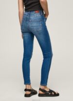 ⁦נשים 4N8XB41 Pepe Jeans דֵנִים ג'ינס סקיני בכושר דיון גבוה⁩ – תמונה ⁦4⁩