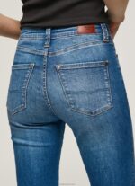 ⁦נשים 4N8XB41 Pepe Jeans דֵנִים ג'ינס סקיני בכושר דיון גבוה⁩ – תמונה ⁦5⁩