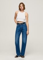 ⁦נשים 4N8XB423 Pepe Jeans לבן חולצת טריקו עם שרוולים מצולעים⁩ – תמונה ⁦2⁩