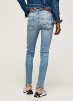 ⁦נשים 4N8XB42 Pepe Jeans דֵנִים ג'ינס בגזרת סקיני פיקסי בינונית⁩ – תמונה ⁦4⁩