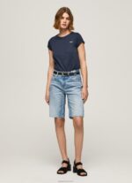 ⁦נשים 4N8XB430 Pepe Jeans dulwich חולצת טריקו מכותנה עם שרוולים קצרים⁩ – תמונה ⁦2⁩