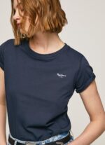 ⁦נשים 4N8XB430 Pepe Jeans dulwich חולצת טריקו מכותנה עם שרוולים קצרים⁩ – תמונה ⁦3⁩