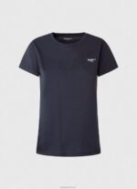 ⁦נשים 4N8XB430 Pepe Jeans dulwich חולצת טריקו מכותנה עם שרוולים קצרים⁩ – תמונה ⁦5⁩