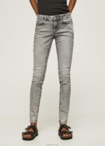 ⁦נשים 4N8XB43 Pepe Jeans דֵנִים ג'ינס בגזרת סקיני פיקסי בינונית⁩ – תמונה ⁦2⁩