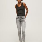 נשים 4N8XB43 Pepe Jeans דֵנִים ג'ינס בגזרת סקיני פיקסי בינונית