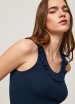 נשים 4N8XB441 Pepe Jeans dulwich חולצת טריקו עם צווארון סלסולים