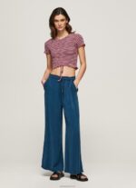 ⁦נשים 4N8XB442 Pepe Jeans רַב חולצת טריקו בהדפס פסים⁩ – תמונה ⁦2⁩