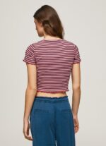 ⁦נשים 4N8XB442 Pepe Jeans רַב חולצת טריקו בהדפס פסים⁩ – תמונה ⁦4⁩