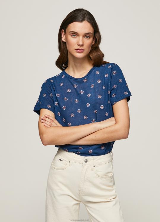 d7a0d7a9d799d79d_4n8xb444_pepe_jeans_d7a8d6b7d791_d797d795d79cd7a6d7aa_d798d7a8d799d7a7d795_d791d794d793d7a4d7a1_d7a4d7a8d797d79.jpg נשים 4N8XB444 Pepe Jeans רַב חולצת טריקו בהדפס פרחים – תמונה 1