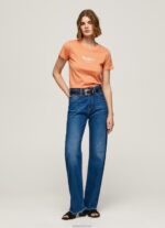 ⁦נשים 4N8XB455 Pepe Jeans אפרסק חולצה מודפסת⁩ – תמונה ⁦2⁩