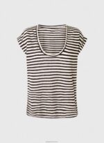 ⁦נשים 4N8XB458 Pepe Jeans dulwich חולצת טריקו בהדפס פסים⁩ – תמונה ⁦5⁩