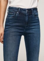 ⁦נשים 4N8XB45 Pepe Jeans דֵנִים ג'ינס סקיני בהתאמה גבוהה של ריג'נט⁩ – תמונה ⁦3⁩