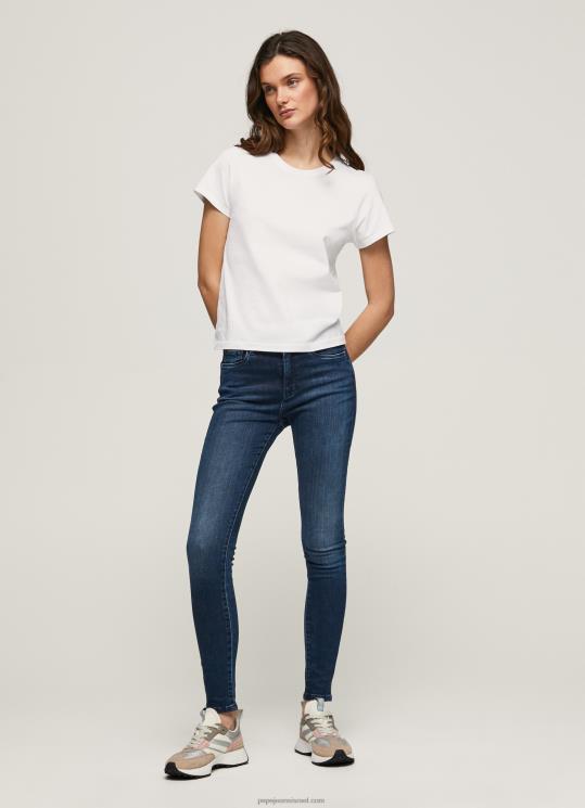 d7a0d7a9d799d79d_4n8xb45_pepe_jeans_d793d6b5d7a0d6b4d799d79d_d792d799d7a0d7a1_d7a1d7a7d799d7a0d799_d791d794d7aad790d79ed794_d792.jpg נשים 4N8XB45 Pepe Jeans דֵנִים ג'ינס סקיני בהתאמה גבוהה של ריג'נט – תמונה 1