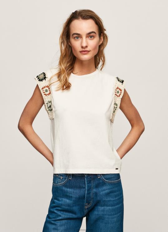 d7a0d7a9d799d79d_4n8xb464_pepe_jeans_d79ed795d6bcd7a1_d797d795d79cd7a6d7aa_d798d7a8d799d7a7d795_d7a2d79d_d7a9d7a8d795d795d79cd79.jpg נשים 4N8XB464 Pepe Jeans מוּס חולצת טריקו עם שרוולים קרושה – תמונה 1