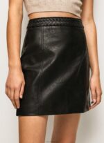⁦נשים 4N8XB484 Pepe Jeans שָׁחוֹר חצאית מיני עם רוכסן⁩ – תמונה ⁦3⁩