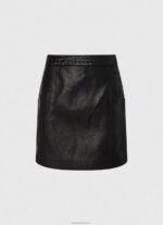 ⁦נשים 4N8XB484 Pepe Jeans שָׁחוֹר חצאית מיני עם רוכסן⁩ – תמונה ⁦5⁩