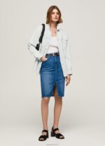 נשים 4N8XB485 Pepe Jeans דֵנִים חצאית ג'ינס בכושר רגיל