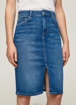 ⁦נשים 4N8XB485 Pepe Jeans דֵנִים חצאית ג'ינס בכושר רגיל⁩ – תמונה ⁦3⁩