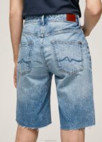 ⁦נשים 4N8XB486 Pepe Jeans דֵנִים מכנסי ג'ינס קצרים בגזרה רגועה⁩ – תמונה ⁦5⁩