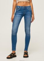 ⁦נשים 4N8XB48 Pepe Jeans דֵנִים ג'ינס סקיני בכושר סוהו בינוני⁩ – תמונה ⁦2⁩