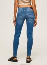 ⁦נשים 4N8XB48 Pepe Jeans דֵנִים ג'ינס סקיני בכושר סוהו בינוני⁩ – תמונה ⁦4⁩