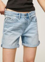 ⁦נשים 4N8XB492 Pepe Jeans דֵנִים מכנסי ג'ינס קצרים בכושר רגיל⁩ – תמונה ⁦3⁩
