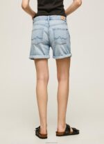 ⁦נשים 4N8XB492 Pepe Jeans דֵנִים מכנסי ג'ינס קצרים בכושר רגיל⁩ – תמונה ⁦4⁩