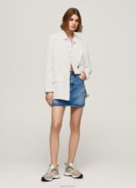 נשים 4N8XB495 Pepe Jeans דֵנִים חצאית ג'ינס בכושר רגיל