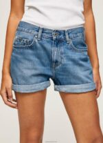 ⁦נשים 4N8XB496 Pepe Jeans דֵנִים מכנסי ג'ינס קצרים בכושר רגיל⁩ – תמונה ⁦3⁩