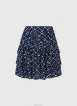 ⁦נשים 4N8XB497 Pepe Jeans רַב חצאית קצרה בהדפס גיאומטרי⁩ – תמונה ⁦5⁩