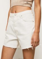 ⁦נשים 4N8XB498 Pepe Jeans דֵנִים מכנסי ג'ינס קצרים בהתאמה לבלון⁩ – תמונה ⁦3⁩