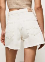 ⁦נשים 4N8XB498 Pepe Jeans דֵנִים מכנסי ג'ינס קצרים בהתאמה לבלון⁩ – תמונה ⁦4⁩