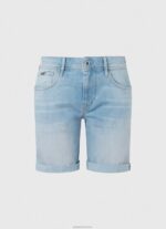 ⁦נשים 4N8XB499 Pepe Jeans דֵנִים מכנסי ג'ינס קצרים בכושר רגיל⁩ – תמונה ⁦5⁩