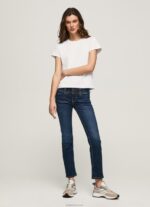 נשים 4N8XB4 Pepe Jeans דֵנִים ג'ינס בגזרה ישרה באמצע המותן