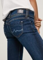 ⁦נשים 4N8XB4 Pepe Jeans דֵנִים ג'ינס בגזרה ישרה באמצע המותן⁩ – תמונה ⁦5⁩