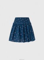 ⁦נשים 4N8XB505 Pepe Jeans רַב חצאית מודפסת פרחונית⁩ – תמונה ⁦5⁩