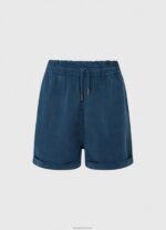 ⁦נשים 4N8XB507 Pepe Jeans אוקיינוס שקית נייר מתאימה למכנסיים קצרים⁩ – תמונה ⁦5⁩