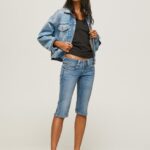 נשים 4N8XB508 Pepe Jeans דֵנִים מכנסי ג'ינס קצרים בהתאמה רגילה 3/4