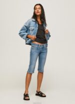 נשים 4N8XB508 Pepe Jeans דֵנִים מכנסי ג'ינס קצרים בהתאמה רגילה 3/4
