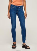 ⁦נשים 4N8XB50 Pepe Jeans דֵנִים ג'ינס בגזרת סקיני פיקסי בינונית⁩ – תמונה ⁦2⁩