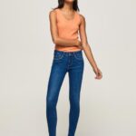 נשים 4N8XB50 Pepe Jeans דֵנִים ג'ינס בגזרת סקיני פיקסי בינונית
