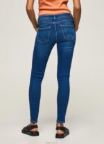 ⁦נשים 4N8XB50 Pepe Jeans דֵנִים ג'ינס בגזרת סקיני פיקסי בינונית⁩ – תמונה ⁦4⁩