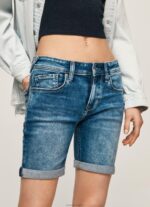 ⁦נשים 4N8XB513 Pepe Jeans דֵנִים מכנסי ג'ינס קצרים בכושר רגיל⁩ – תמונה ⁦3⁩