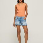 נשים 4N8XB514 Pepe Jeans דֵנִים מכנסי ג'ינס קצרים בכושר רגיל