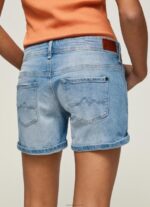 ⁦נשים 4N8XB514 Pepe Jeans דֵנִים מכנסי ג'ינס קצרים בכושר רגיל⁩ – תמונה ⁦4⁩