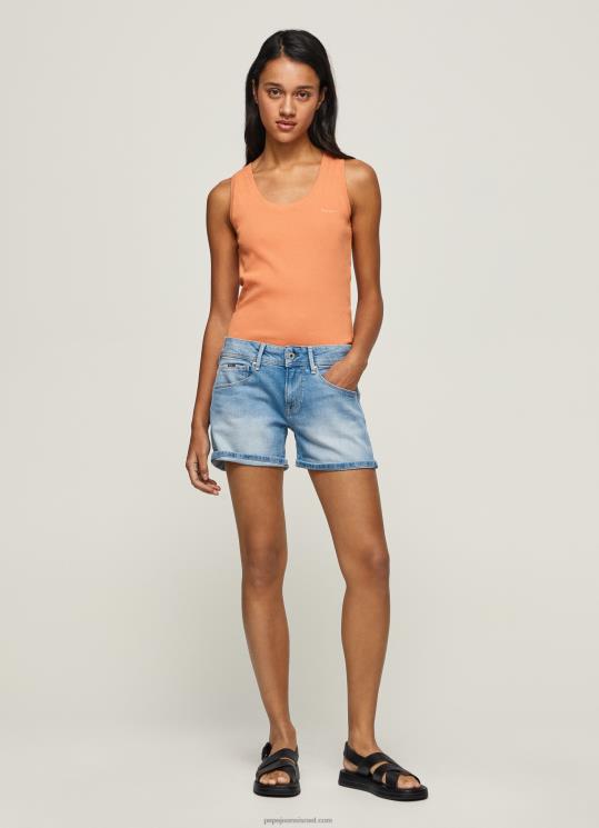 d7a0d7a9d799d79d_4n8xb514_pepe_jeans_d793d6b5d7a0d6b4d799d79d_d79ed79bd7a0d7a1d799_d792d799d7a0d7a1_d7a7d7a6d7a8d799d79d_d791d79.jpg נשים 4N8XB514 Pepe Jeans דֵנִים מכנסי ג'ינס קצרים בכושר רגיל – תמונה 1