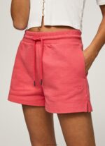 ⁦נשים 4N8XB516 Pepe Jeans סטודיו אדום מכנסי כותנה קצרים מתכווננים⁩ – תמונה ⁦3⁩